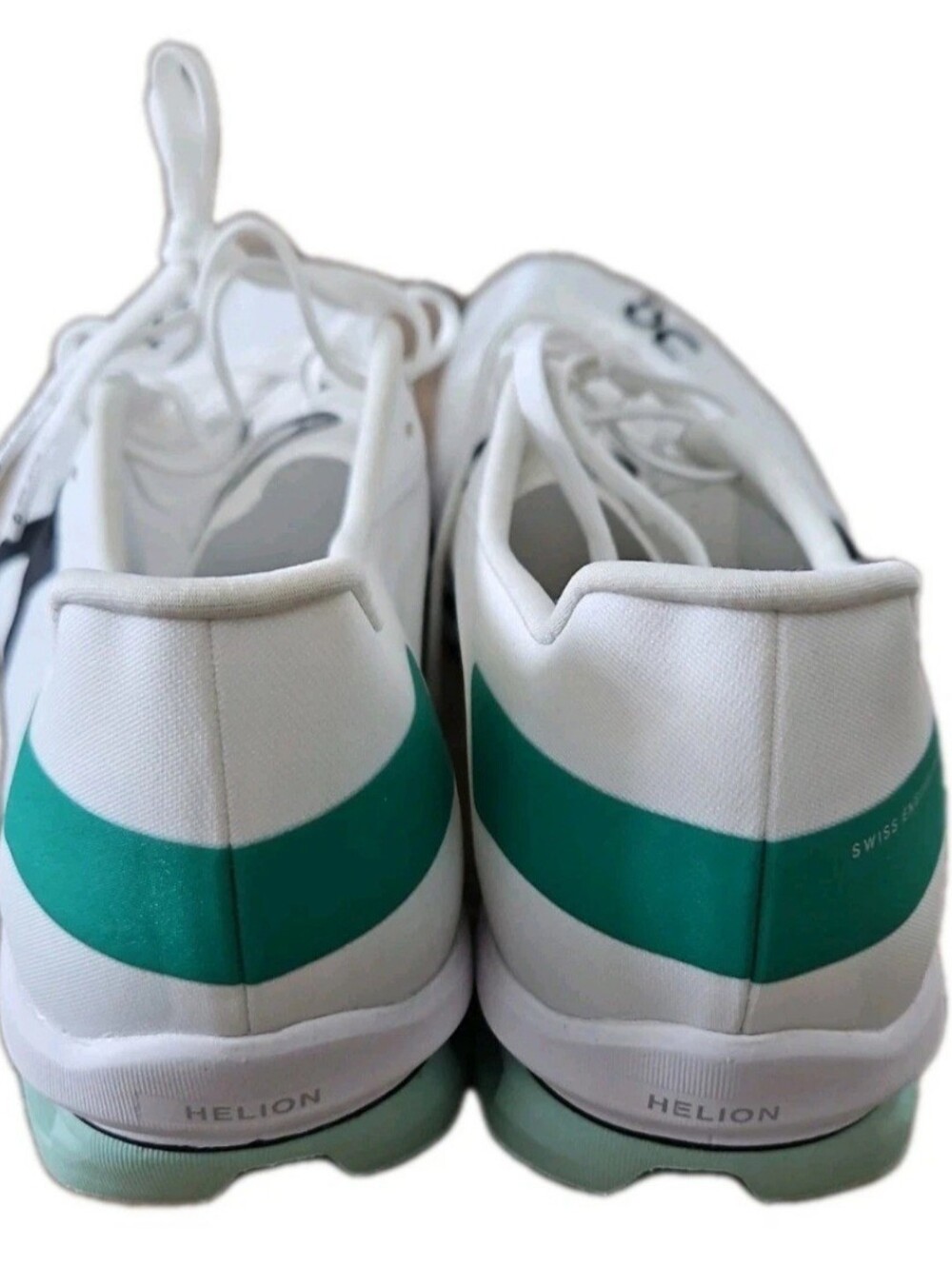 On Cloudboom Echo White Mint Running Shoes Womens 10.5 Carbon Plate NWOT - Picture 9 of 13
